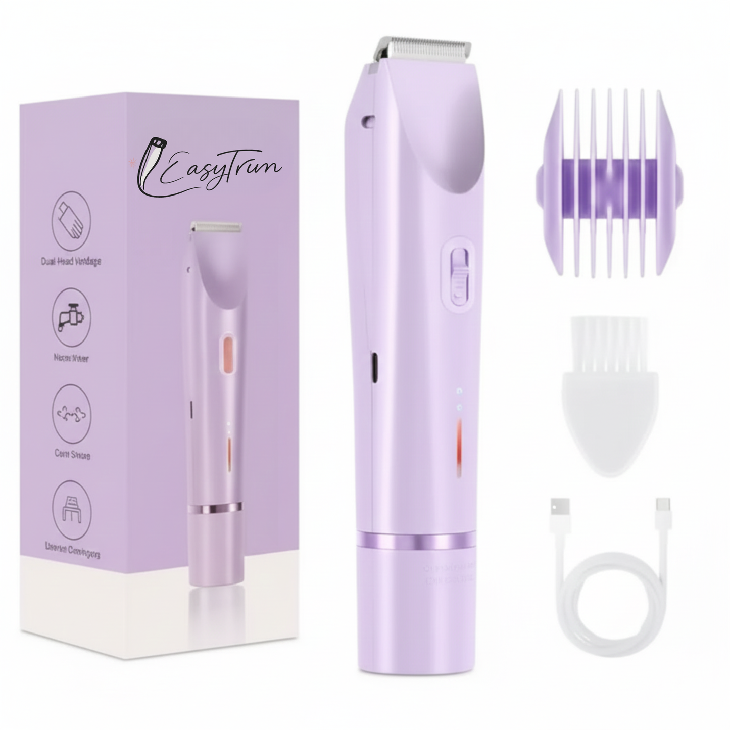 EasyIntimi Pro – damski trymer do okolic intymnych i bikini, wodoodporny