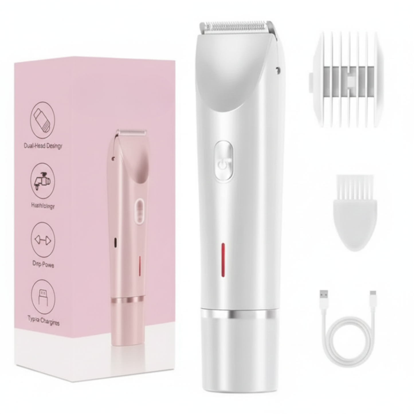 EasyIntimi Pro – damski trymer do okolic intymnych i bikini, wodoodporny